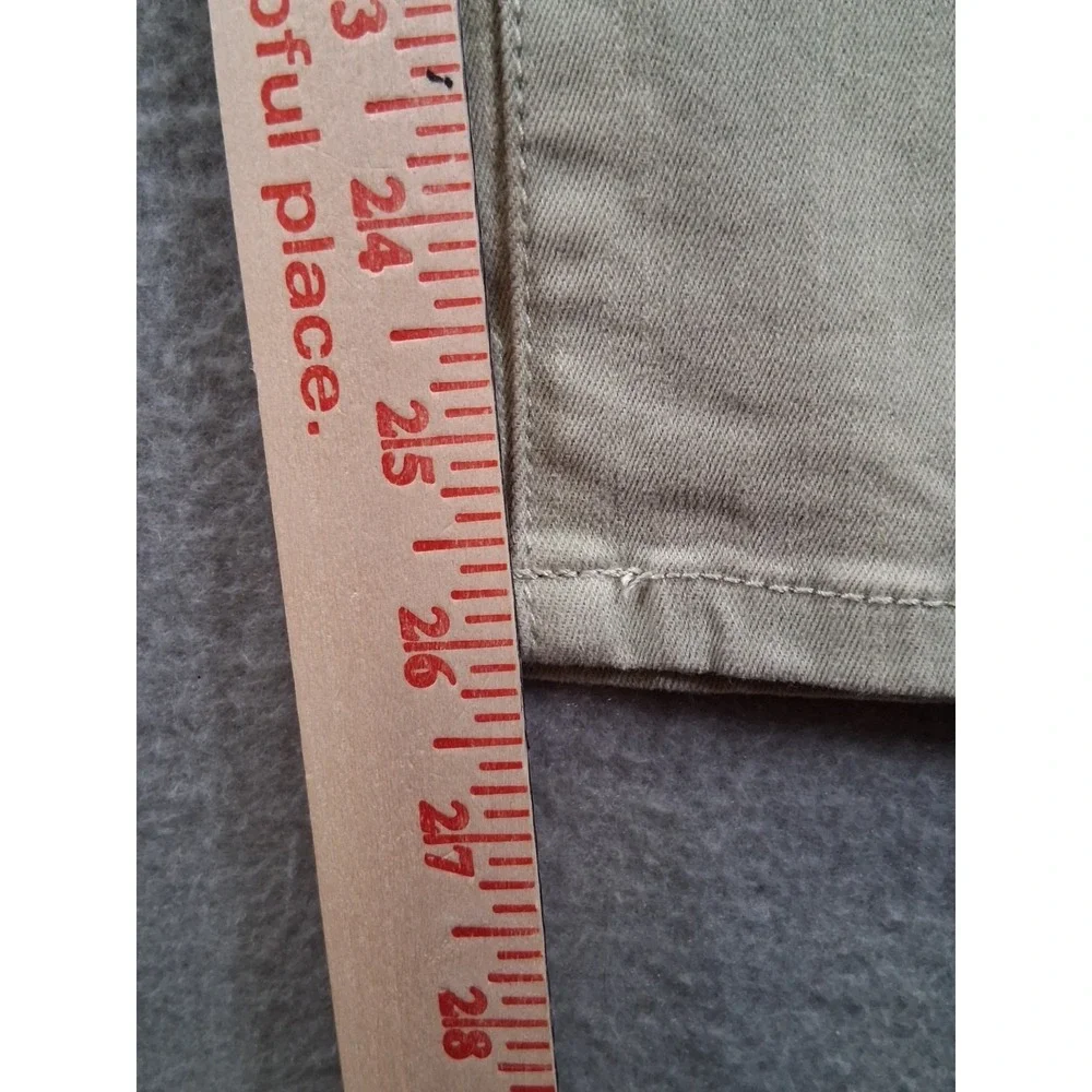 Bandolino Mandie Slim Crop Women‎ Light Green Straight Leg Size 12